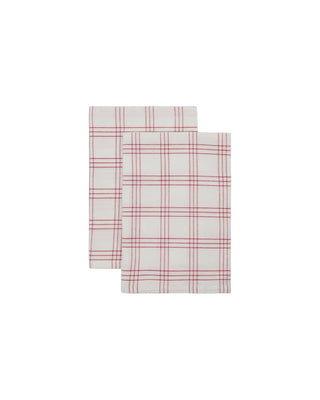 Theedoek Chef Rood Wit 50x70cm - 3 stuks van Nicolas Vahe, duidelijk als hoofdfoto afgebeeld