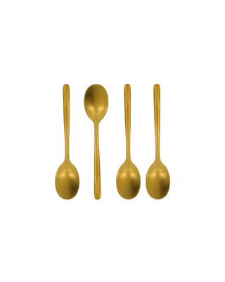 Theelepel Spoon Antiek goud - 4 stuks van Nicolas Vahe, duidelijk als hoofdfoto afgebeeld