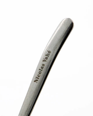 Theelepel Spoon Antiek zilver - 4 stuks van Nicolas Vahe, van opzij met vorm en afwerking zichtbaar