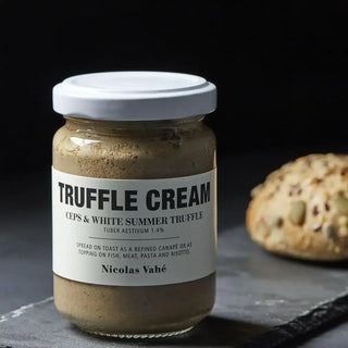 Trüffelcreme mit Steinpilzen und weißem Trüffel - Het Adres