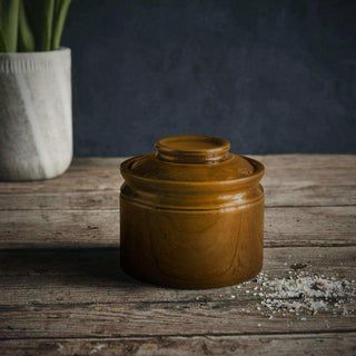 Storage jar with lid Barn mocha - Het Adres