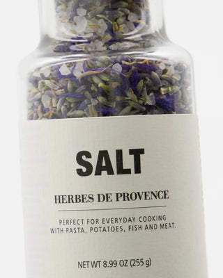 Zout met Herbes de Provence 255g van Nicolas Vahe, tijdens het bereiden of serveren van gerechten