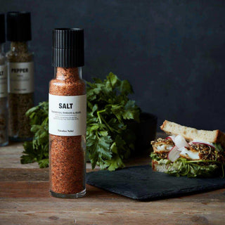 Salt with tomato & basil - 300G - Het Adres
