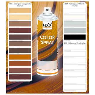Color spray meubellak 500ml van Oranje Furniture Care, tijdens onderhoud en bescherming van het materiaal
