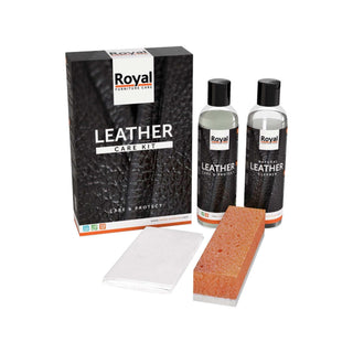 leer bescherm en onderhoud set 2x250ml maxi van Oranje Furniture Care, duidelijk als hoofdfoto afgebeeld