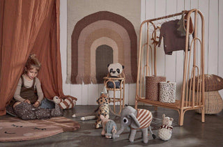 tapis mural follow the rainbow choco 100x124cm - Het Adres