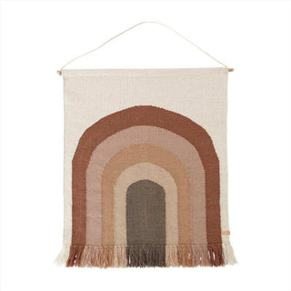 follow the rainbow Wandteppich choco 100x124cm - Het Adres