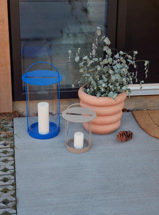 Maki lantern 29x20cm clay - Het Adres