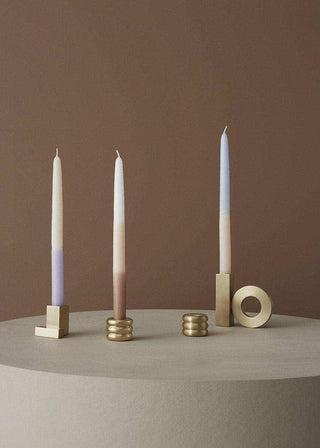 Savi candelabro latón cepillado 3cm - Het Adres