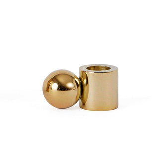 Bougeoir Palloa doré 2cm - Het Adres