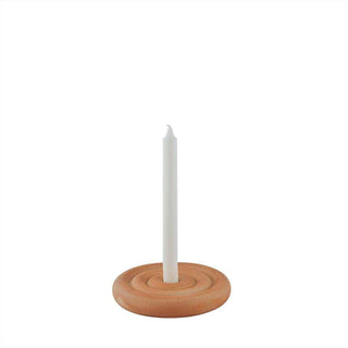 Savi Keramik-Kerzenhalter beige 17cm - Het Adres