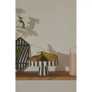 Toppu Plateau schwarz/weiß 20cm - Het Adres