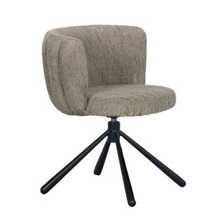 Silla giratoria Shell crocodile green - Het Adres