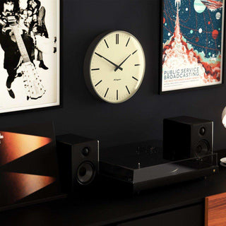 Radio City wandklok lines grijs 33cm - Het Adres