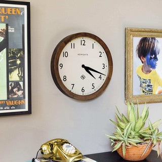 Wimbledon wandklok donker eiken 45cm - Het Adres