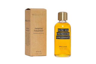 Badolie Energizing pomegranate 100ml van Wellmark, vrijstaand en duidelijk afgebeeld