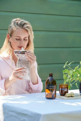 Handzeep navulling Bamboo - 1000ml van Wellmark, in een verzorgde keuken- of badkameromgeving