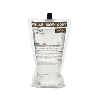 Handzeep navulling Bamboo - 1000ml van Wellmark, als vrijstaande productfoto