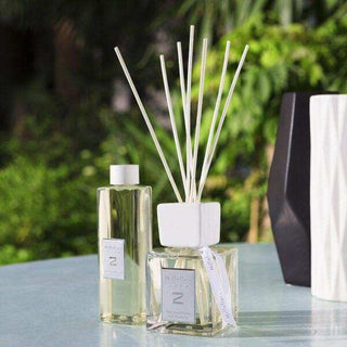 Zona geurstokjes wit 30cm set van 7 - Het Adres